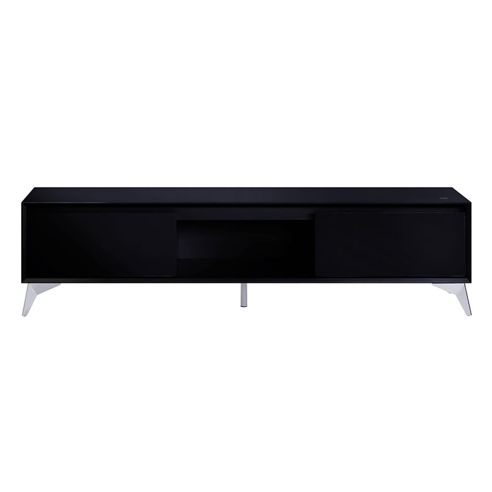ACME Furniture - Raceloma - TV Stand - LED, Black & Chrome Finish - 91994 view 2