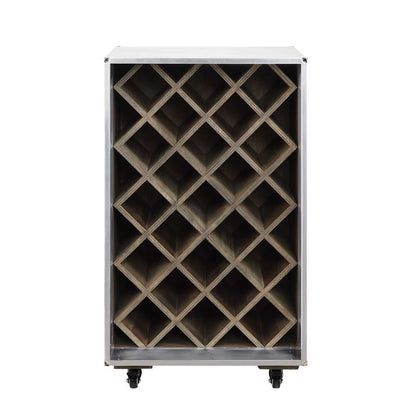 ACME Furniture - Raini Wine Cabinet - Aluminum - AC01995 veiw 3