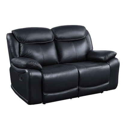ACME Furniture - Ralorel - Motion Loveseat - Black Top Grain Leather - LV00061 view 2