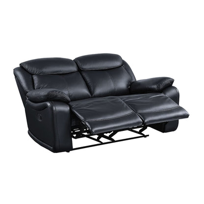 ACME Furniture - Ralorel - Motion Loveseat - Black Top Grain Leather - LV00061 view 6