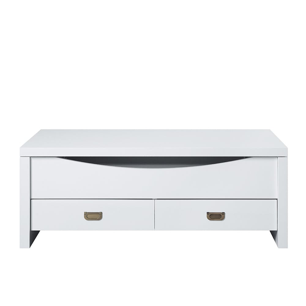 ACME Furniture - Ramiel - Coffee Table w/Lift Top - High Gloss White Finish - LV00885 view 2