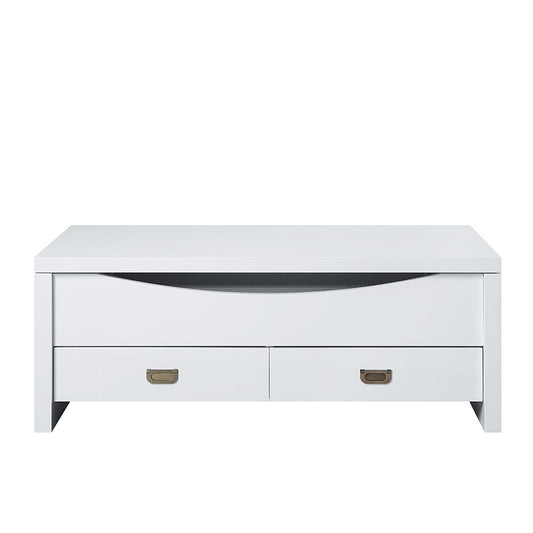 ACME Furniture - Ramiel - Coffee Table w/Lift Top - High Gloss White Finish - LV00885 view 2
