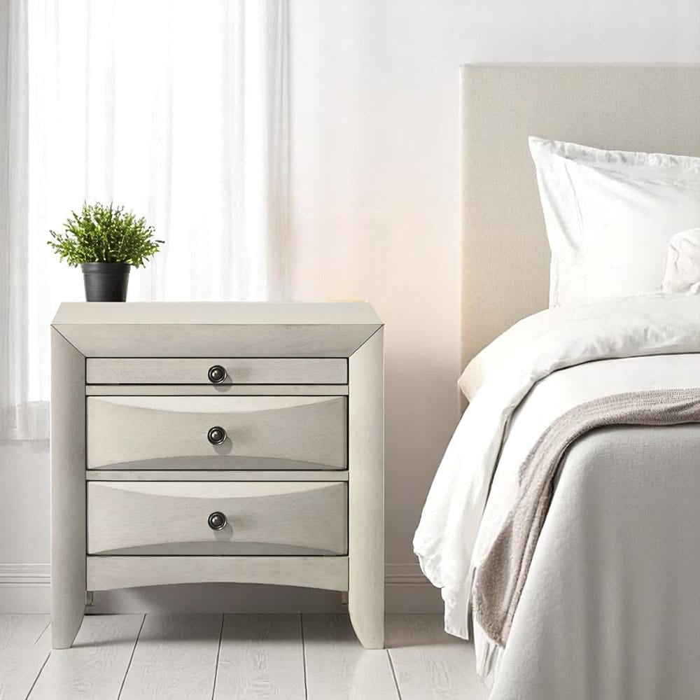 ACME Furniture - Ramondi - Nightstand  - Antique White  - BD05283 view 6