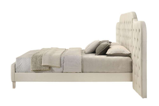 ACME Furniture - Ranallo Queen Bed - Beige Linen - BD01778Q veiw 2