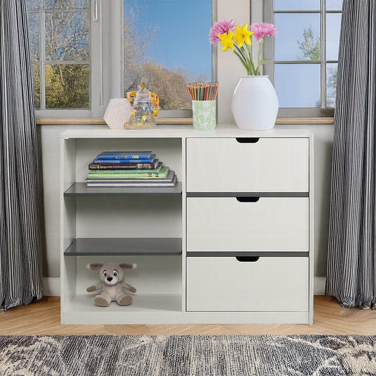 ACME Furniture - Ratana Cabinet - White & Gray - BD02054 view 2