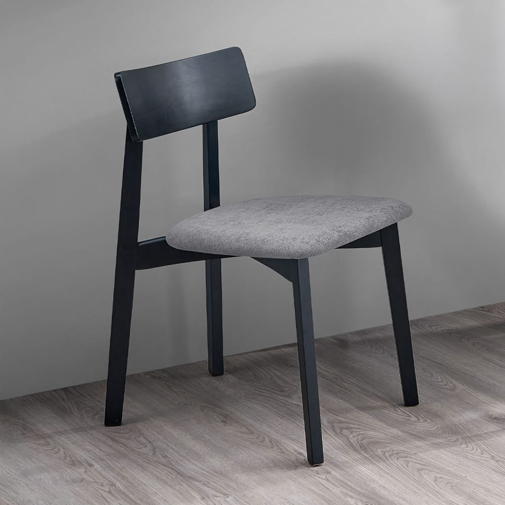 ACME Furniture - Real - Side Chair (Set of 2) - Gray Linen & Black  - DN04186 view 5
