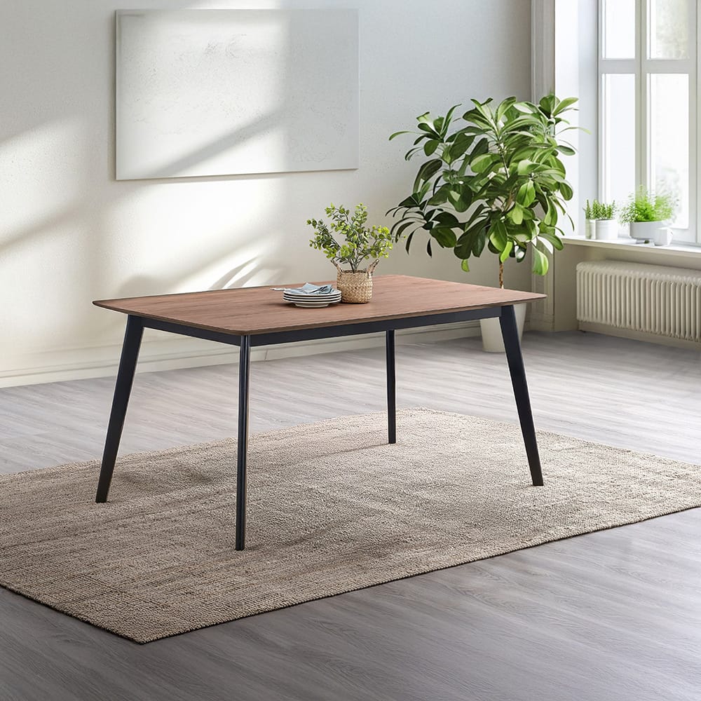 ACME Furniture - Rebi - Dining Table - Walnut & Black  - DN04180 view 4