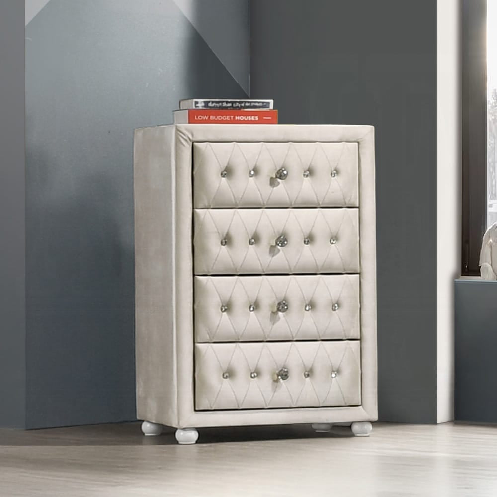 ACME Furniture - Reggie - Chest - Beige Fabric - BD04506 view 3