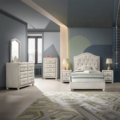 ACME Furniture - Reggie - Dresser - Beige Fabric - BD04505 view 6