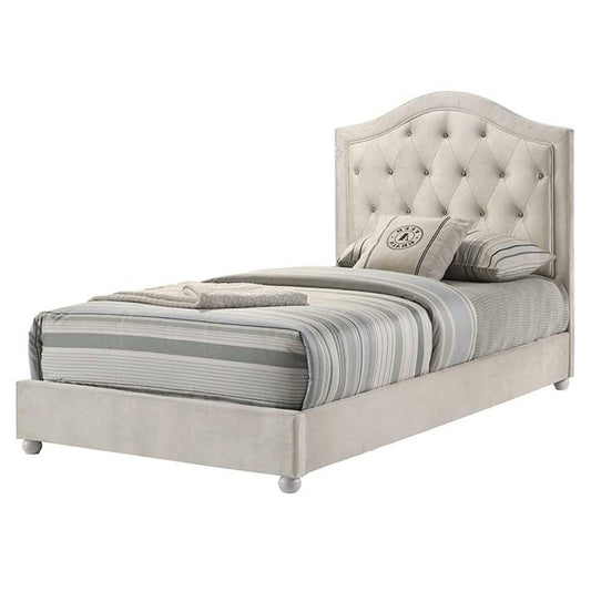 ACME Furniture - Reggie - Full Bed - Beige Fabric - BD04500F view 1