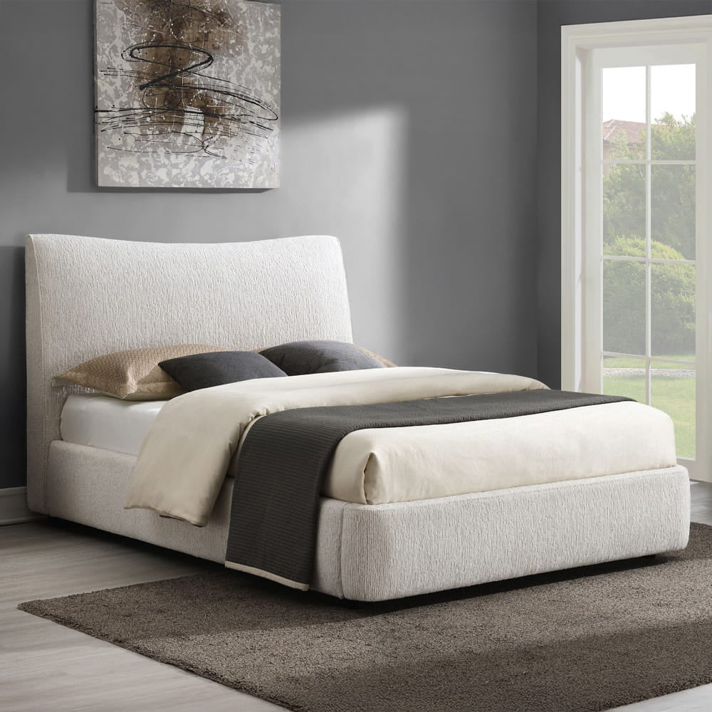 ACME Furniture - Renee - Full Bed - Aperol Beige Chenille - BD05460F view 5
