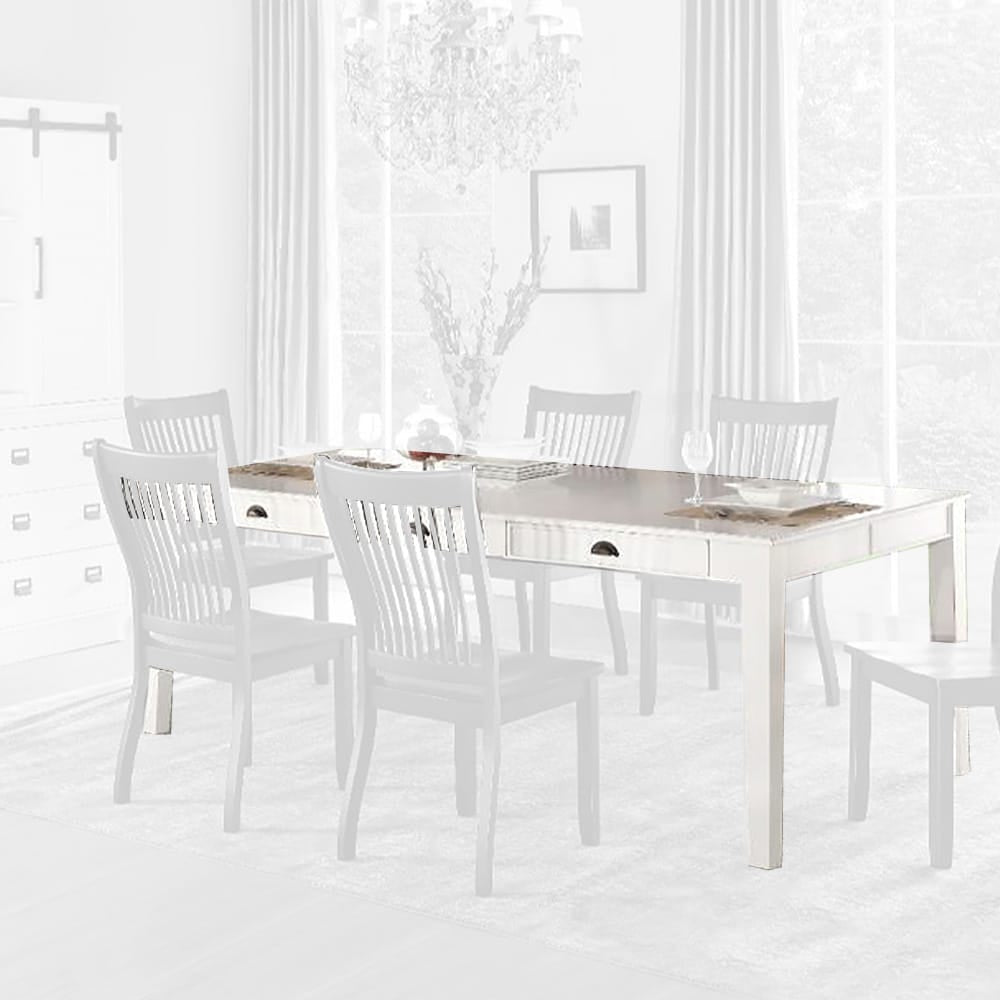 ACME Furniture - Renske - Dining Table - Antique White - 71850 view 1