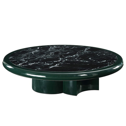 ACME Furniture - Ronald - Coffee Table - Marble Pattern Top, Dark Green & Brown High Gloss  - LV03895 view 1