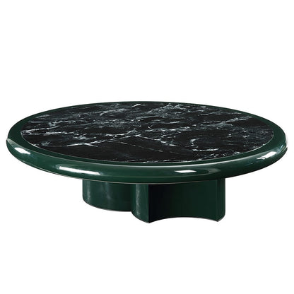 ACME Furniture - Ronald - Coffee Table - Marble Pattern Top, Dark Green & Brown High Gloss  - LV03895 view 2