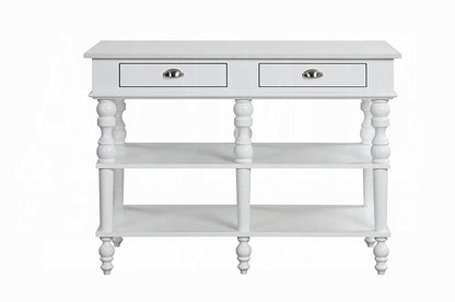 ACME Furniture - Rorratt Kitchen Island - Marble Top & White - AC00186 view 2