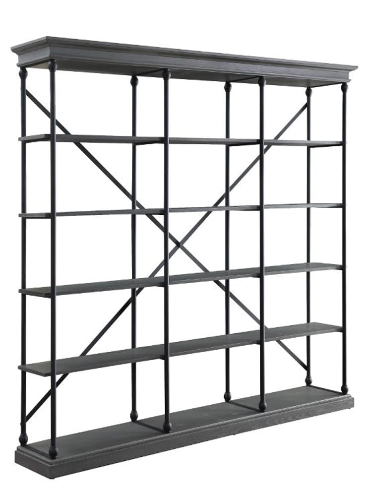 ACME Furniture - Rukia - Bookshelf - Gray & Black Finish - 93038 view 1