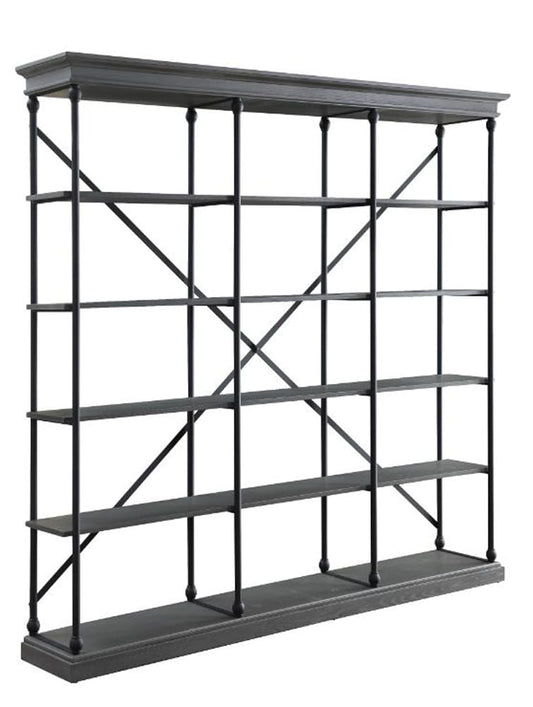 ACME Furniture - Rukia - Bookshelf - Gray & Black Finish - 93038 view 1