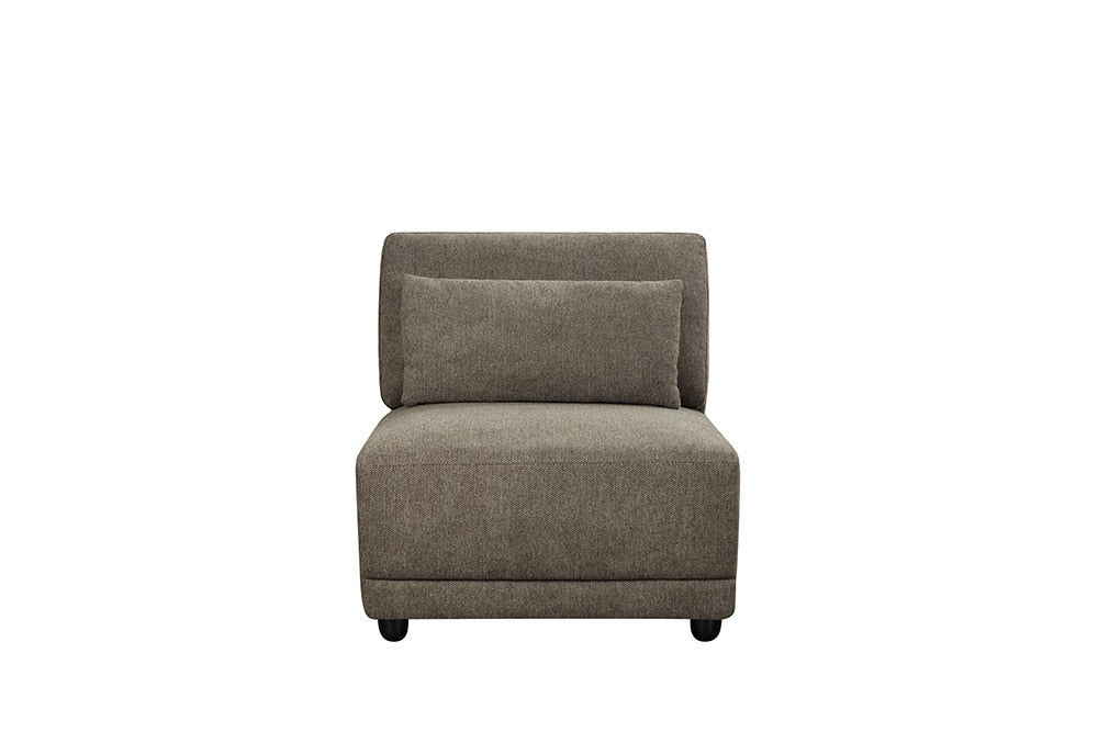 ACME Furniture - Rylie Modular - Armless Chair w/Pillow - Brown Linen - LV03152 veiw 1