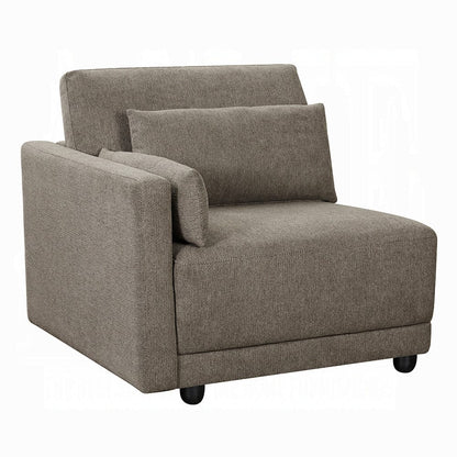 ACME Furniture - Rylie Modular - LF Chair w/3 Pillows - Brown Linen - LV03150 view 1