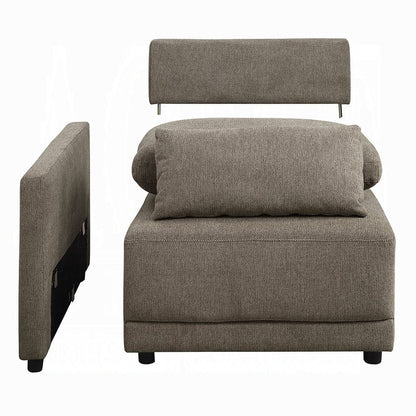 ACME Furniture - Rylie Modular - LF Chair w/3 Pillows - Brown Linen - LV03150 view 4