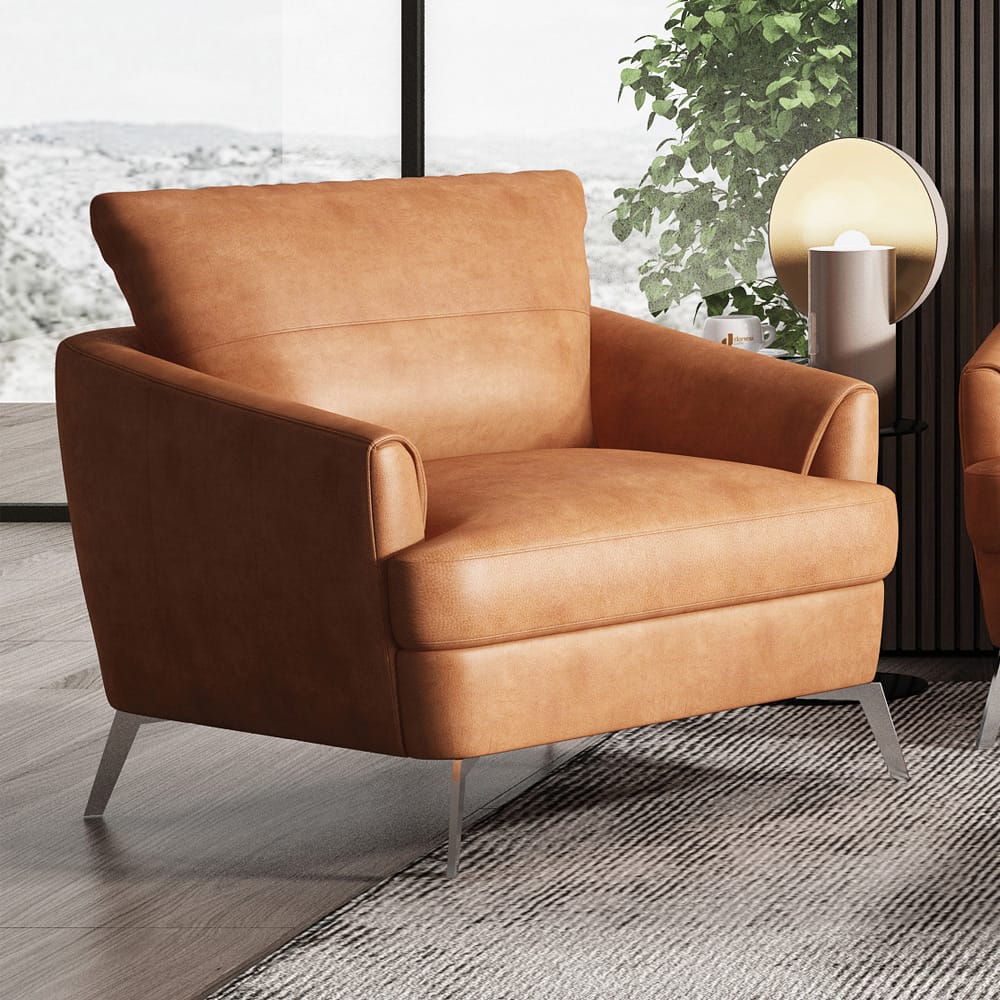 ACME Furniture - Safi - Chair - Camel Top Grain Leather - LV00218 view 3