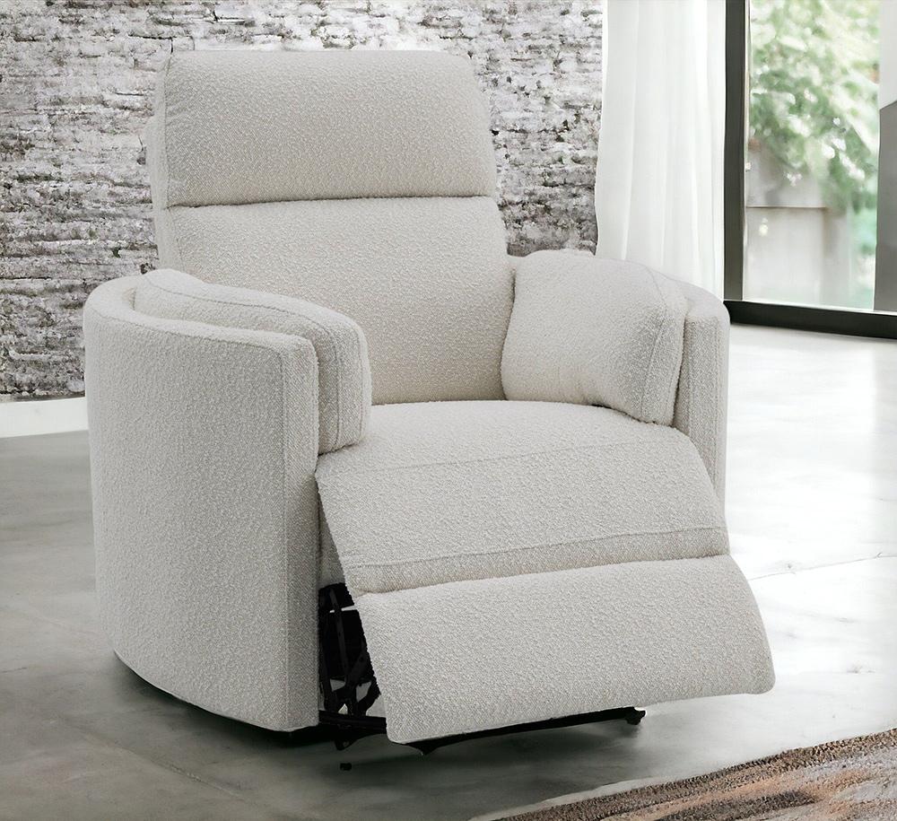 ACME Furniture - Sagen Glider Recliner w/Swivel - Beige Boucle - LV02733 veiw 3