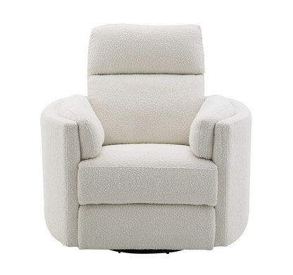 ACME Furniture - Sagen Glider Recliner w/Swivel - Beige Boucle - LV02733 veiw 4