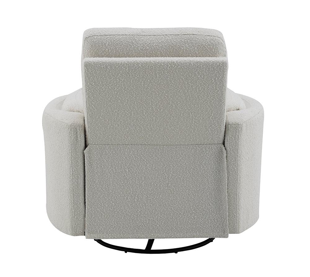 ACME Furniture - Sagen Glider Recliner w/Swivel - Beige Boucle - LV02733 veiw 6