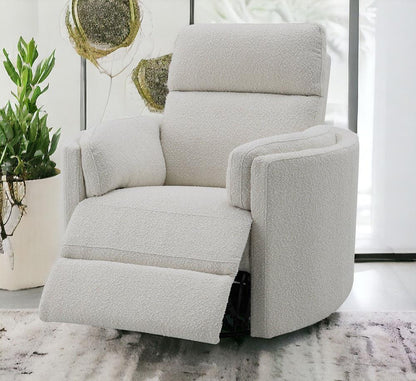 ACME Furniture - Sagen Glider Recliner w/Swivel - Beige Boucle - LV02733 veiw 11