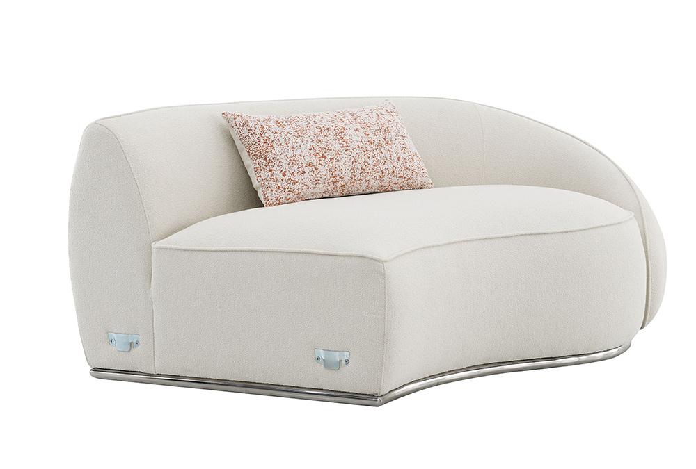 ACME Furniture - Sahara Sectional Sofa w/3 Pillows - Beige Boucle - LV03010 veiw 5