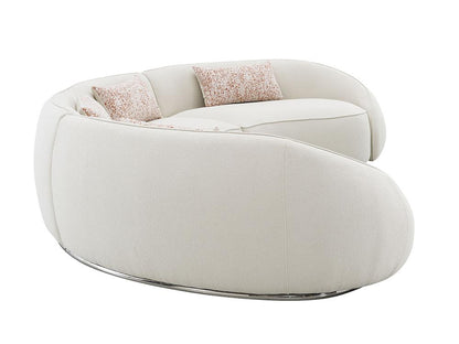 ACME Furniture - Sahara Sectional Sofa w/3 Pillows - Beige Boucle - LV03010 veiw 12