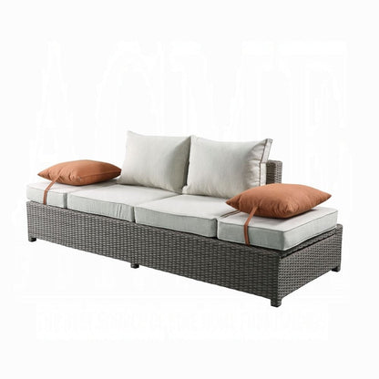 ACME Furniture - Salena Patio Sofa & Ottoman w/2 Pillows - 45015 view 1