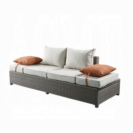 ACME Furniture - Salena Patio Sofa & Ottoman w/2 Pillows - 45015 view 1