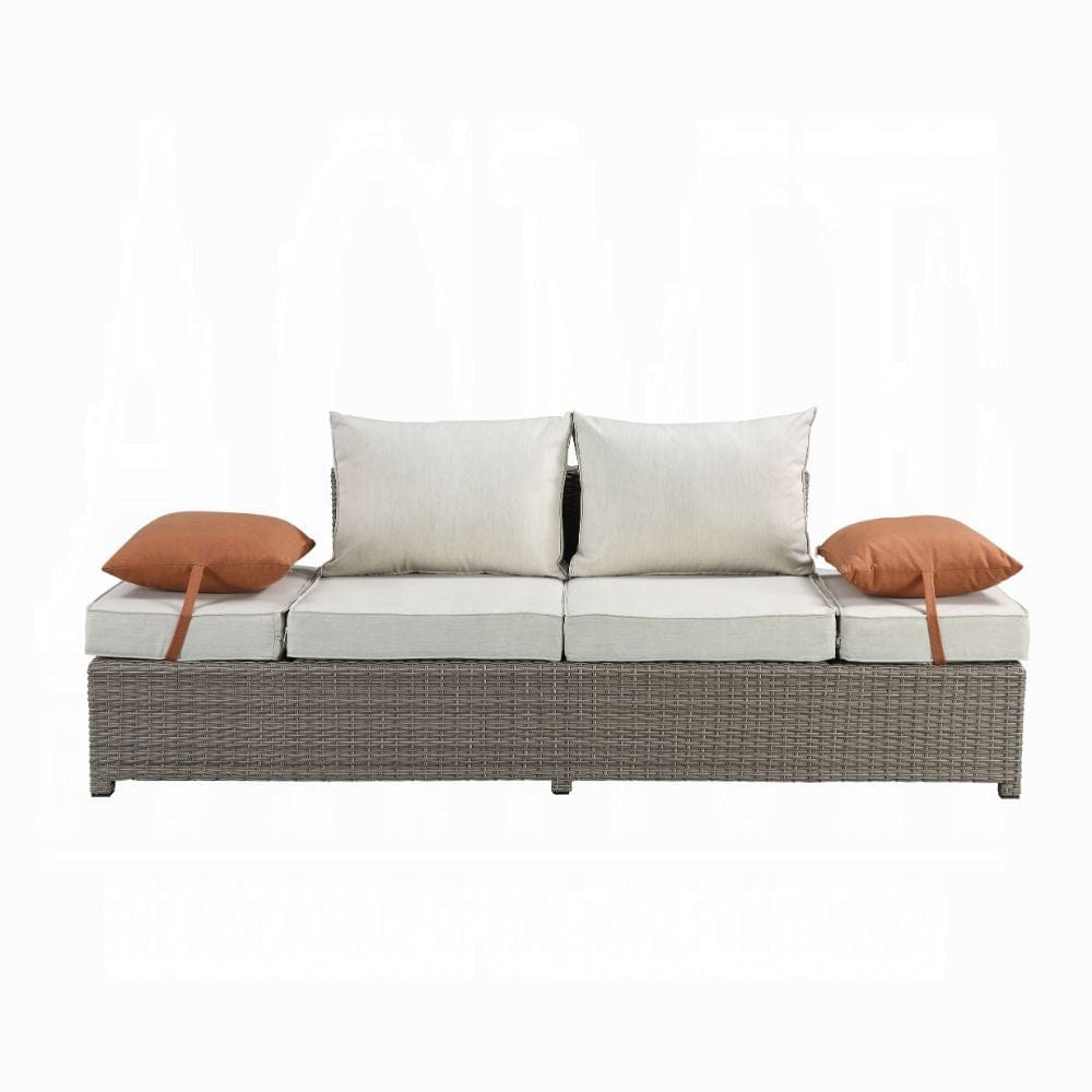 ACME Furniture - Salena Patio Sofa & Ottoman w/2 Pillows - 45015 view 5