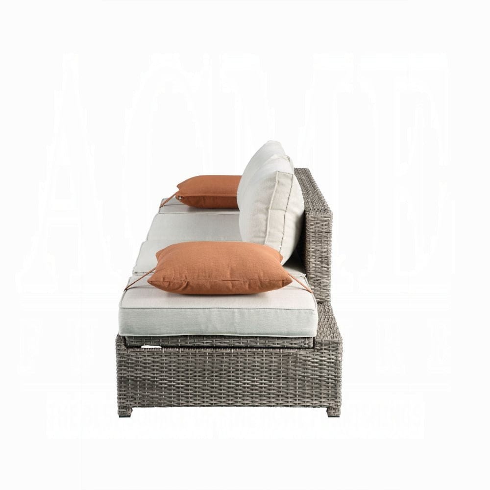 ACME Furniture - Salena Patio Sofa & Ottoman w/2 Pillows - 45015 view 6
