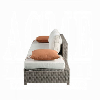 ACME Furniture - Salena Patio Sofa & Ottoman w/2 Pillows - 45015 view 6