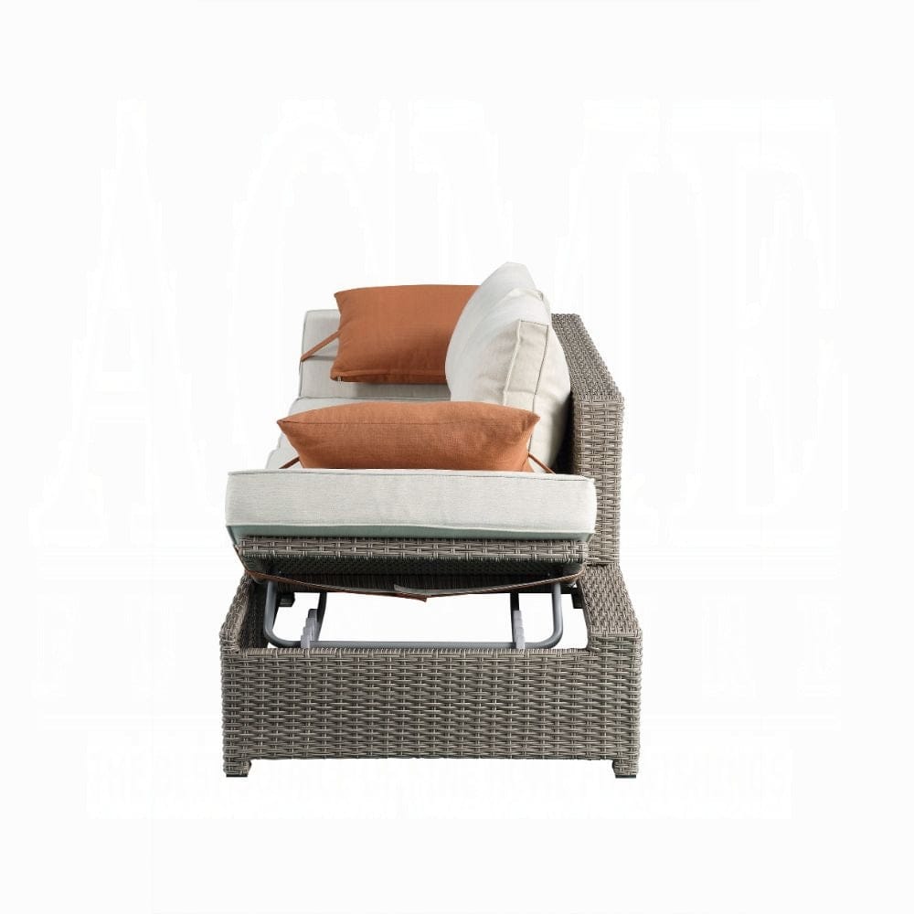 ACME Furniture - Salena Patio Sofa & Ottoman w/2 Pillows - 45015 view 9