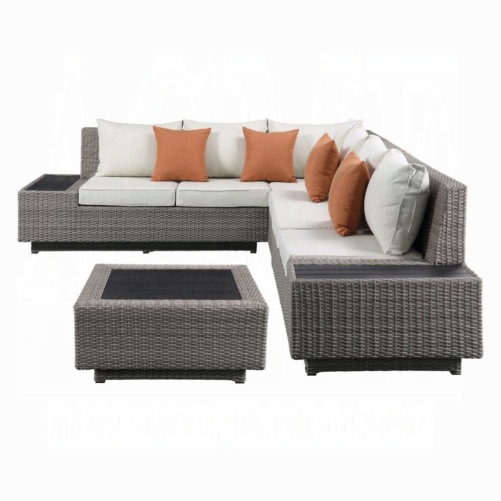 ACME Furniture - Salena Patio Sectional & Cocktail Table - 45020 view 1