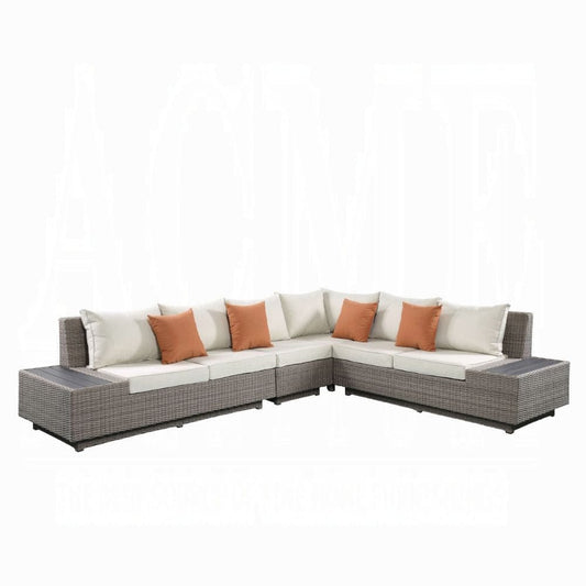 ACME Furniture - Salena Patio Sectional & Cocktail Table - 45020 view 2