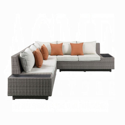 ACME Furniture - Salena Patio Sectional & Cocktail Table - 45020 view 4