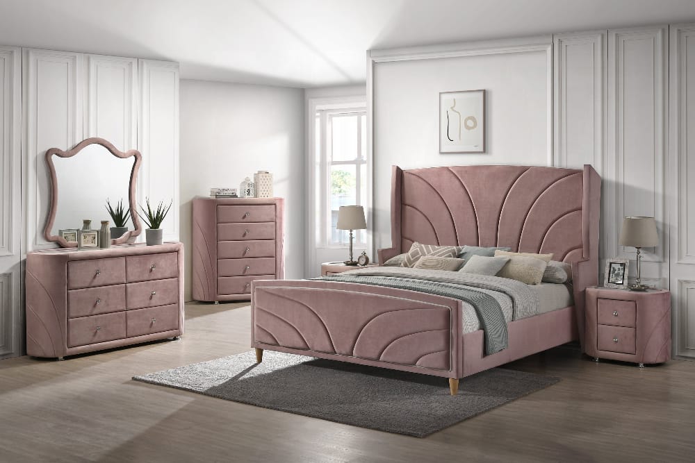 ACME Furniture - Salonia Chest - Pink Velvet - BD01187 view 5