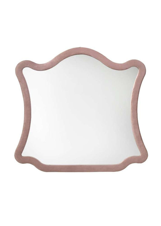 ACME Furniture - Salonia Mirror - Pink Velvet - BD01185 view 1