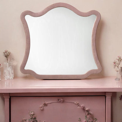ACME Furniture - Salonia Mirror - Pink Velvet - BD01185 view 3