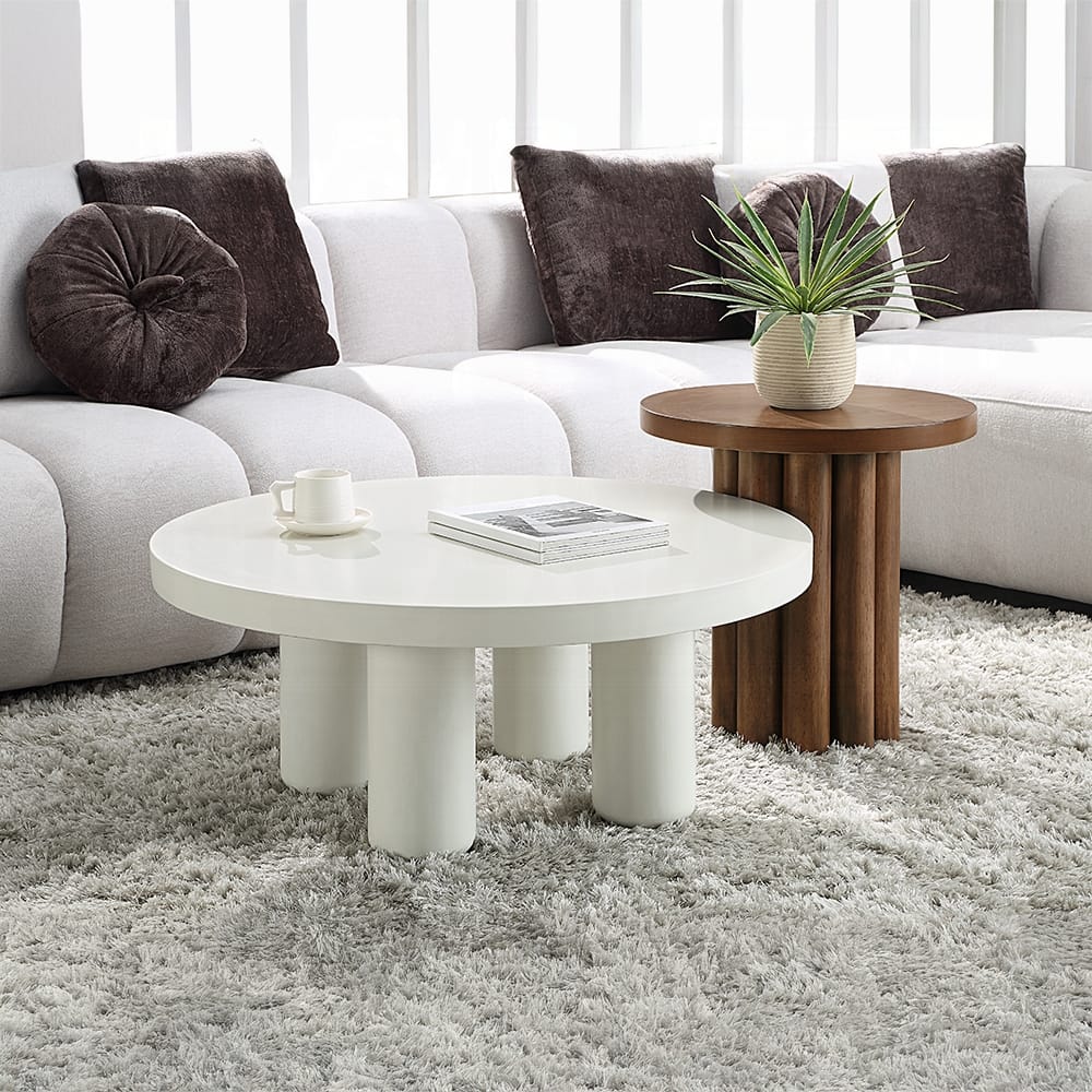 ACME Furniture - Sanat End Table - Brown Finish - LV04236 view 4