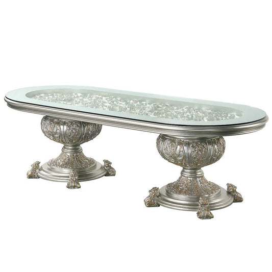 ACME Furniture - Sandoval Dining Table - Champagne - DN01494 view 1