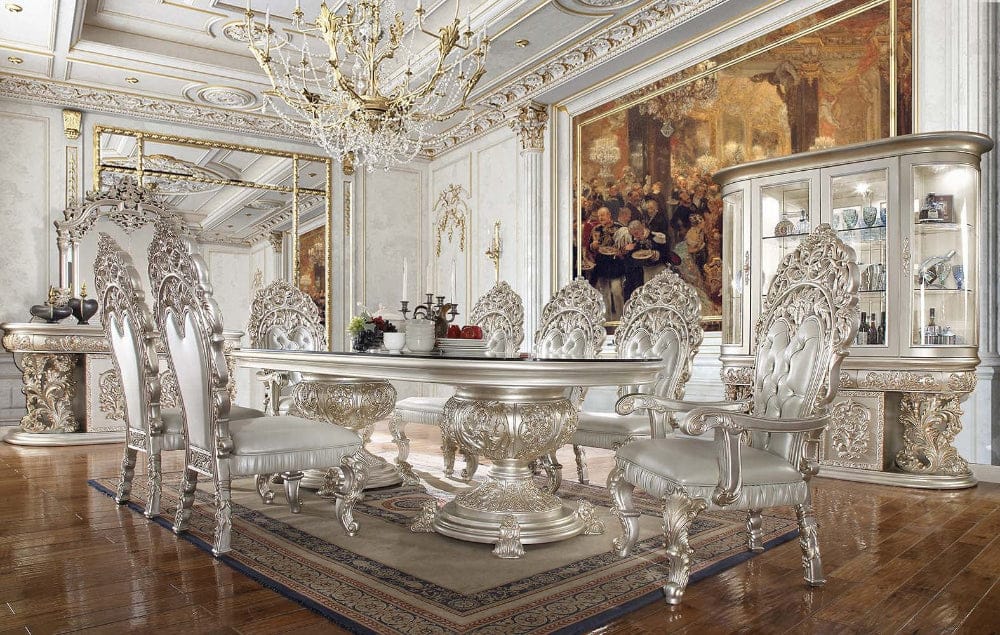 ACME Furniture - Sandoval Dining Table - Champagne - DN01494 view 5