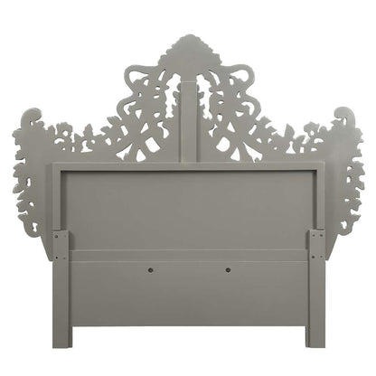 ACME Furniture - Sandoval Eastern King Bed - Beige Synthetic Leather & Champagne - BD01487EK veiw 4