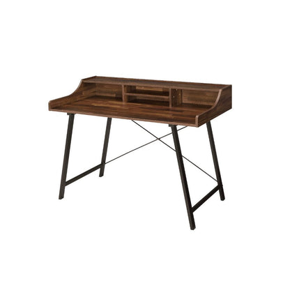ACME Furniture - Sange - Desk w/USB - Walnut & Black - 92680 view 1