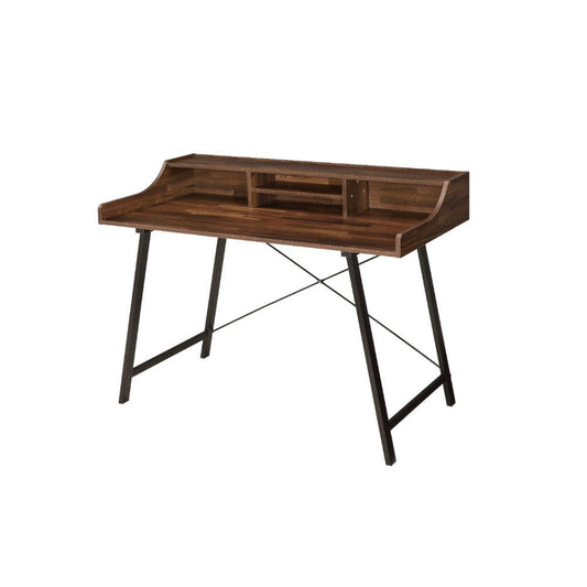 ACME Furniture - Sange - Desk w/USB - Walnut & Black - 92680 view 1
