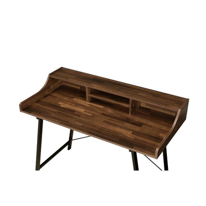 ACME Furniture - Sange - Desk w/USB - Walnut & Black - 92680 view 3